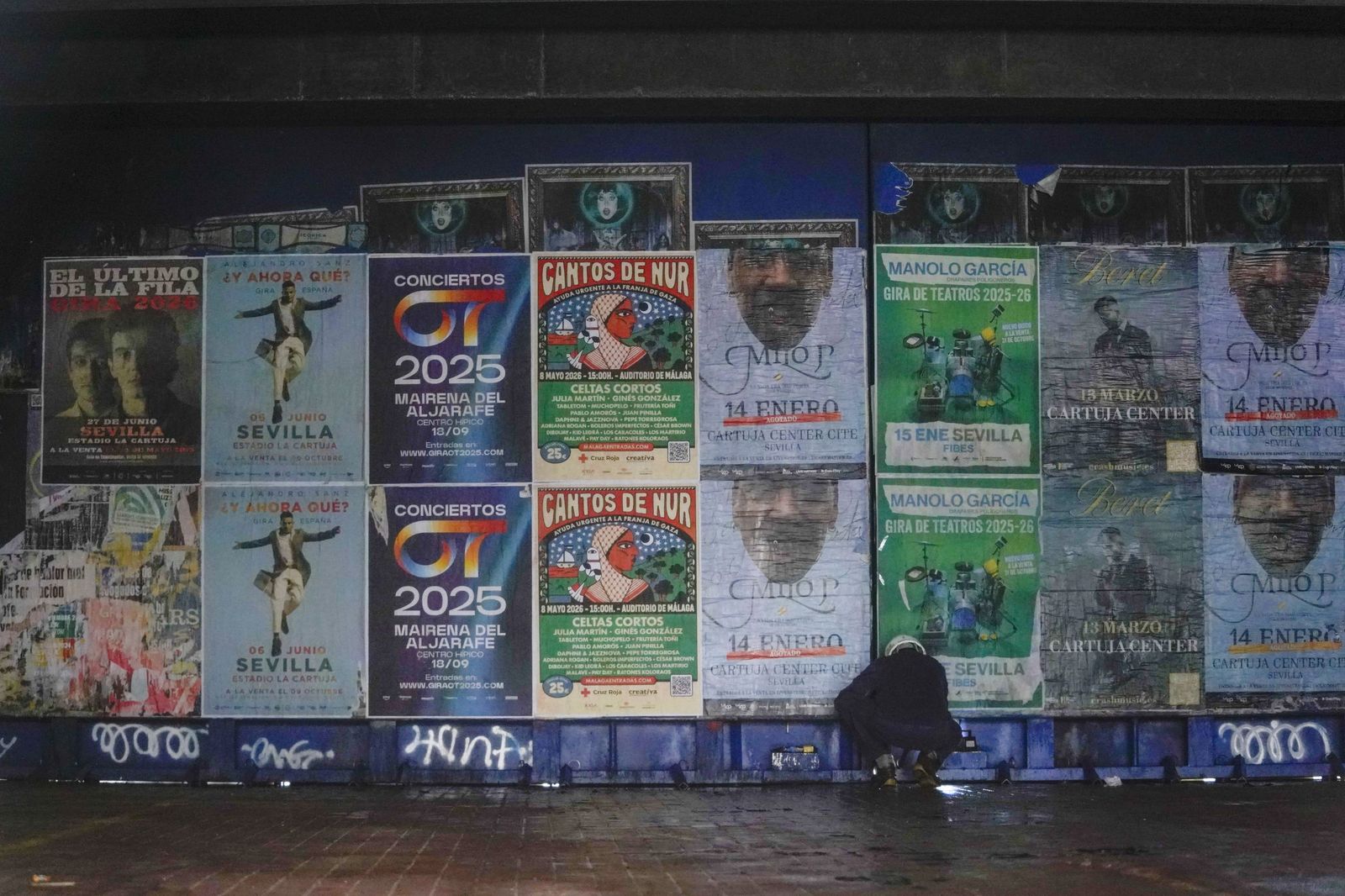 La intensa lluvia en Sevilla al paso de la Borrasca Leonardo en fotos