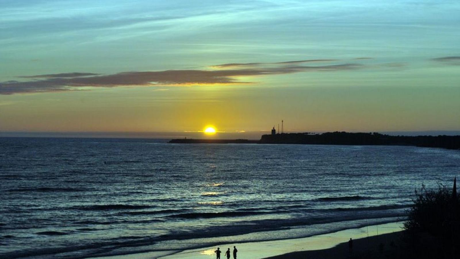 Puesta de sol en Conil.
