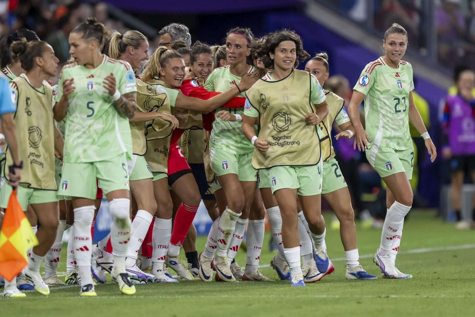 Las imágenes del Inglaterra-Italia