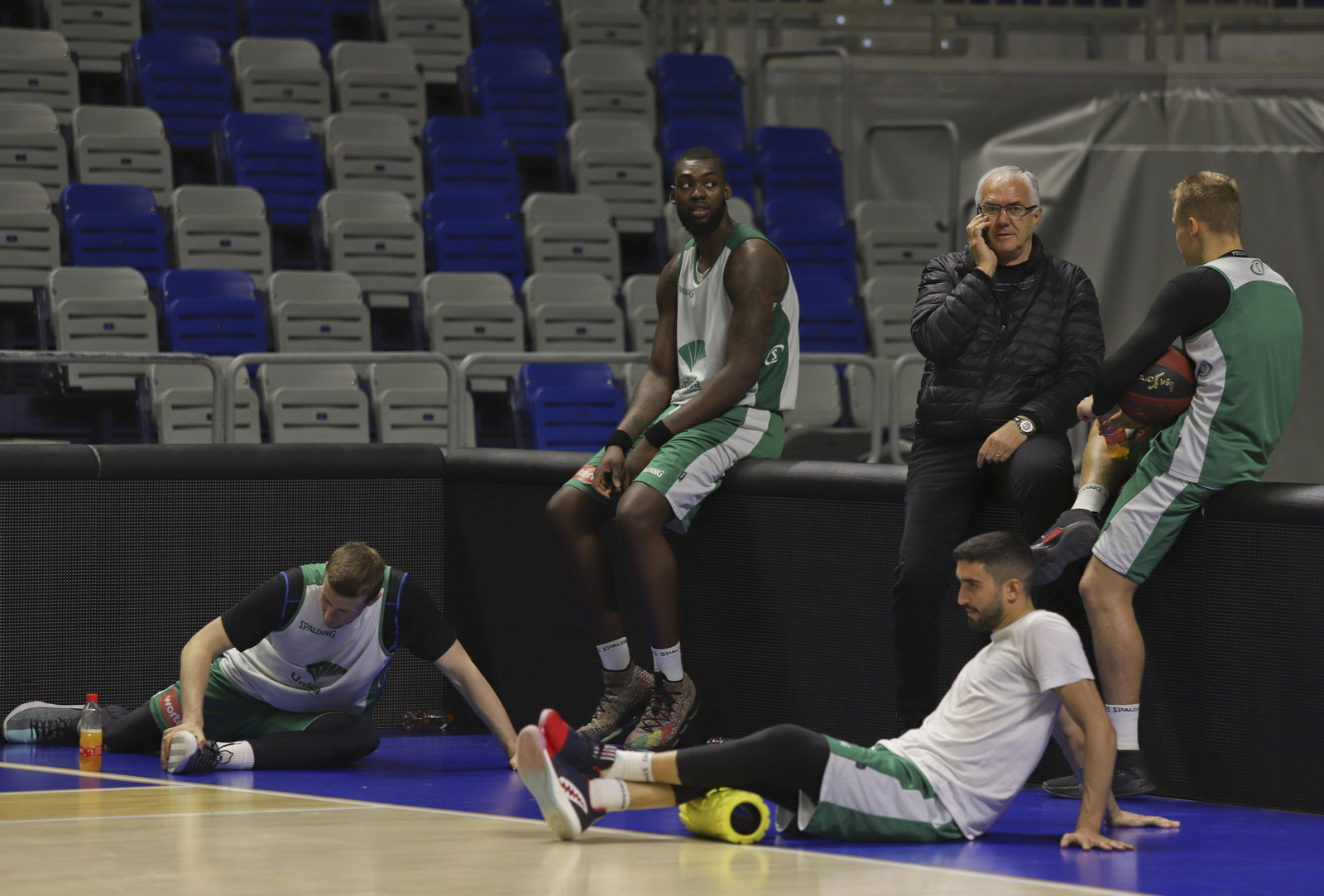 Las fotos del entrenamiento del Unicaja