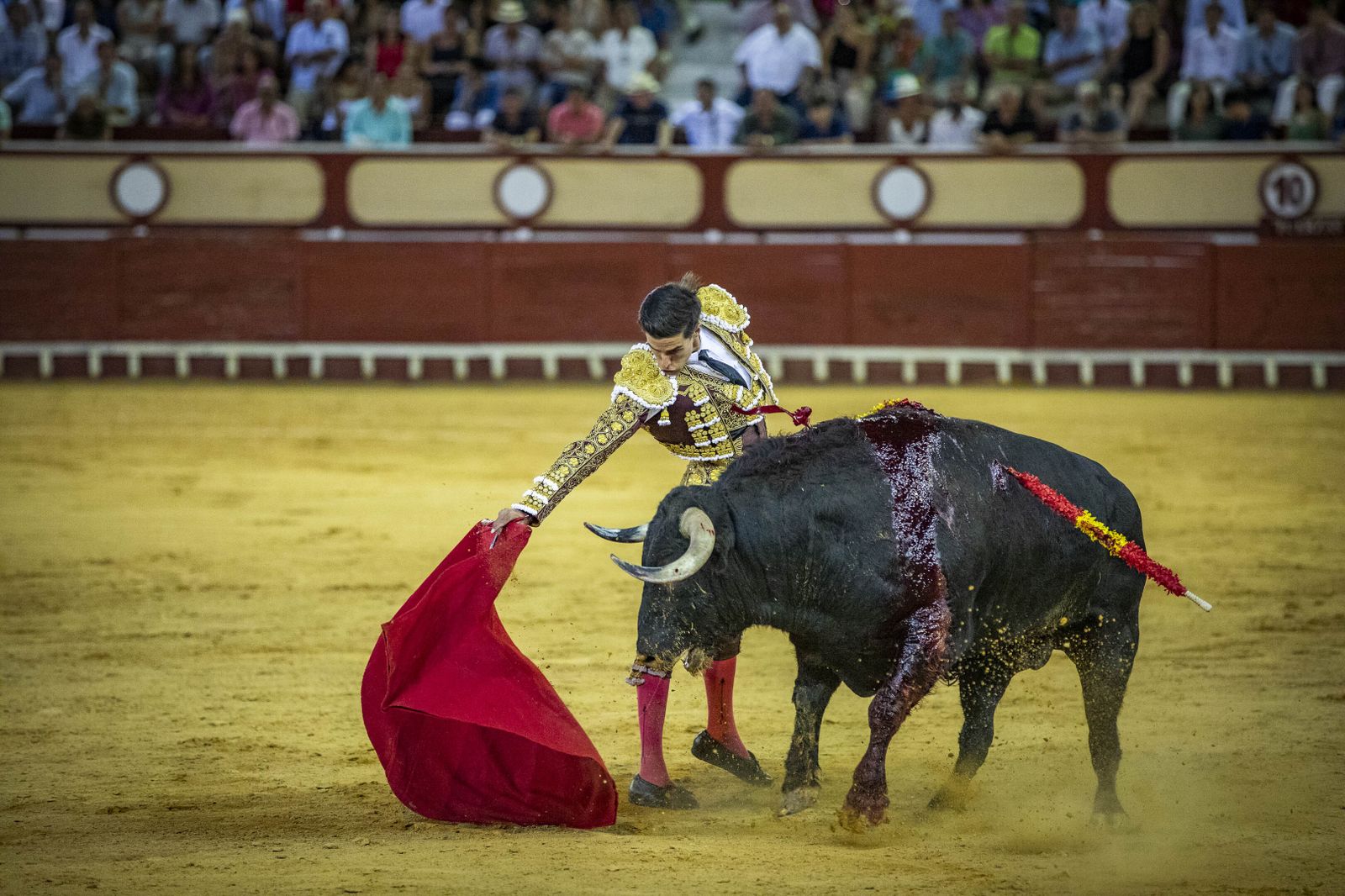 Daniel Crespo, Manzanares y Juan Ortega, en la plaza de toros de El Puerto