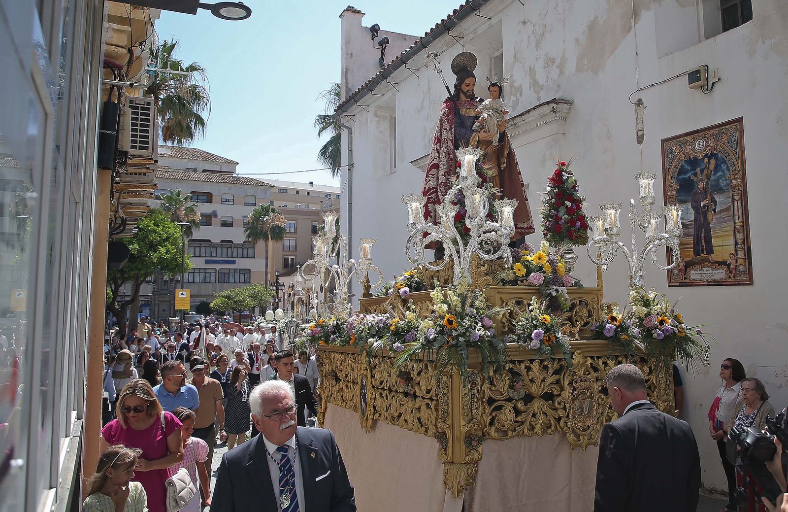 Las imágenes de la  celebración del Corpus Christi en Algeciras
