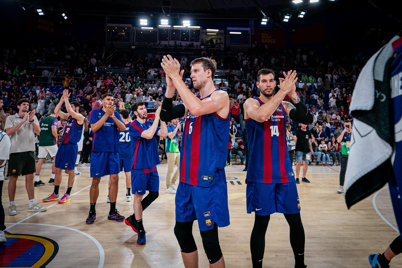 El Barcelona-Unicaja, en fotos