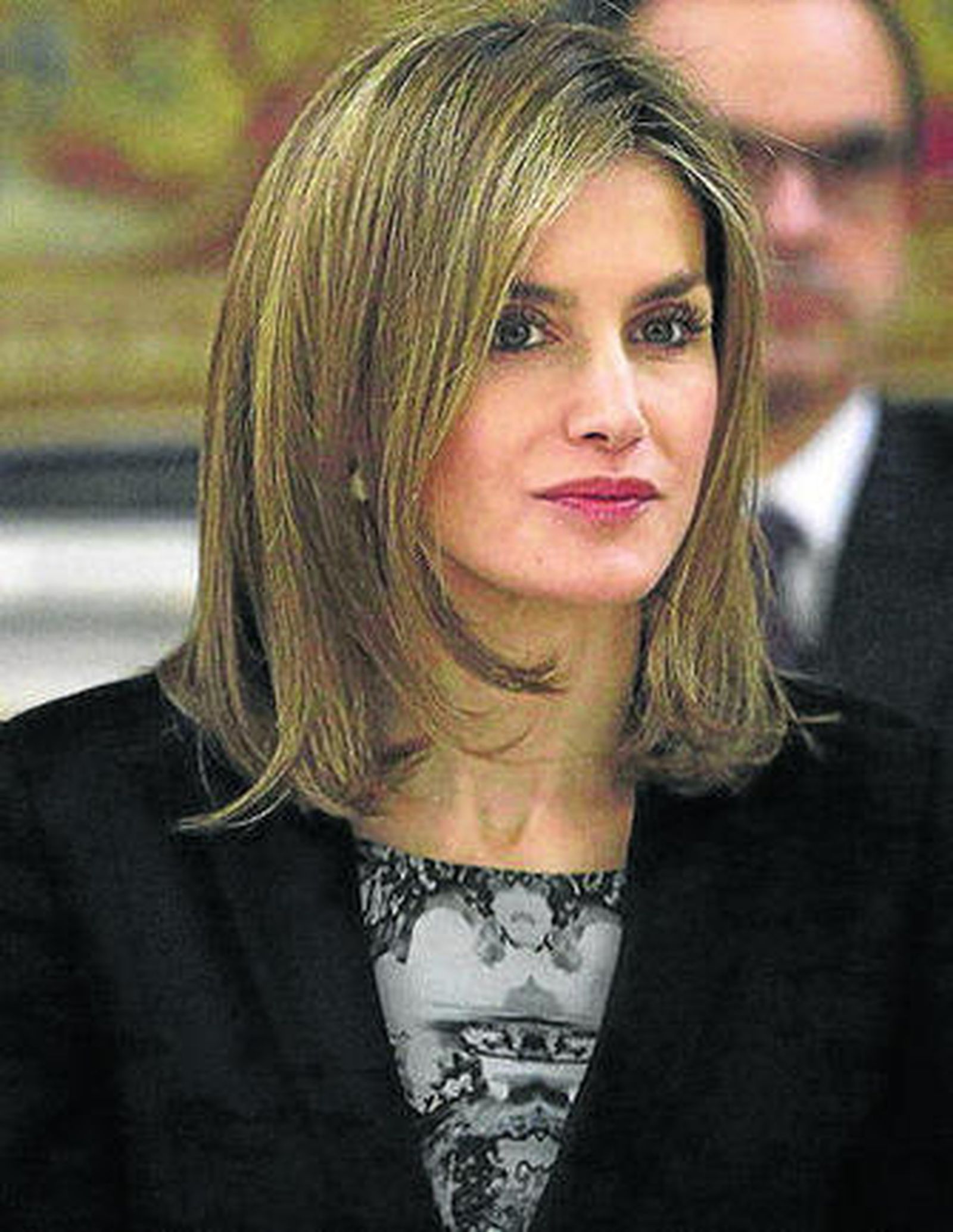 Doña Letizia estrena peinado para acabar el año