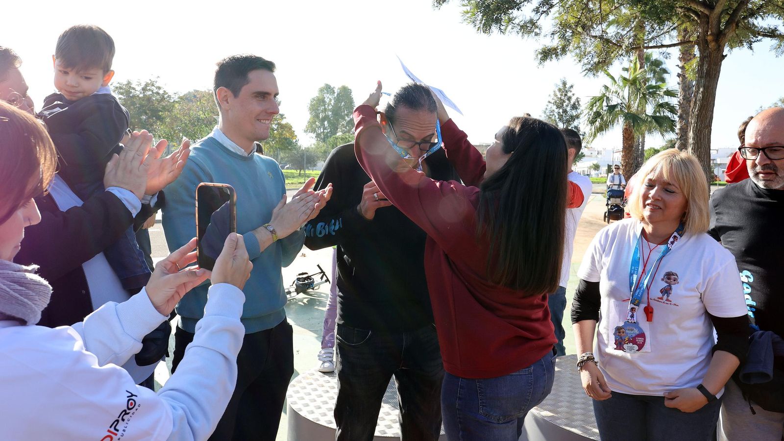 Carrera infantil a beneficio del pequeño Martín
