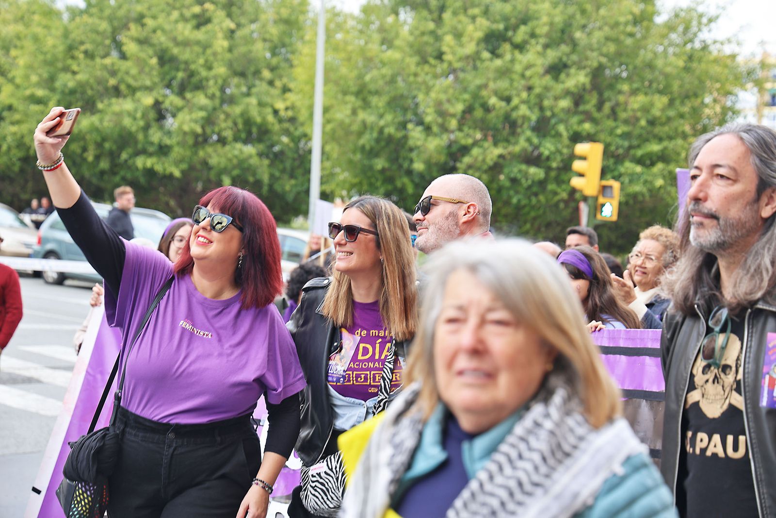 8M: Las fotografías de la manifestación del Día de la Mujer