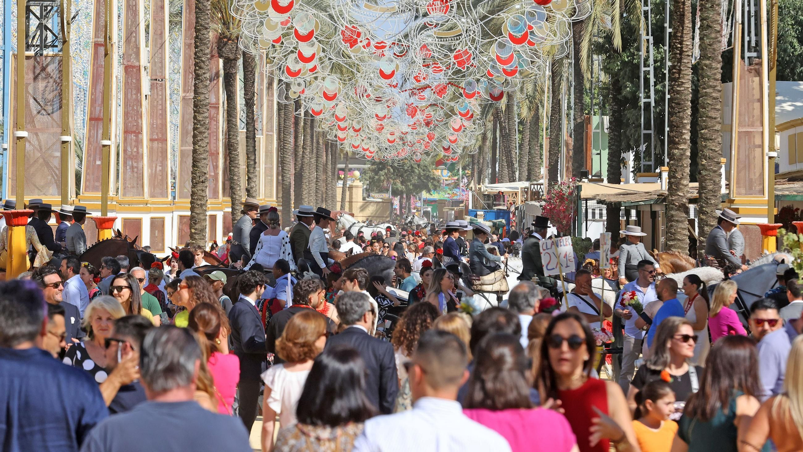 Imagen de la pasada edición de la Feria de Jerez. Imagen de la pasada edición de la Feria de Jerez.