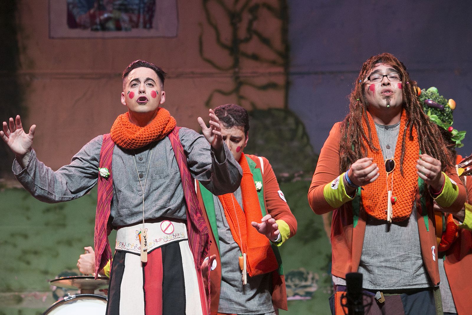 Las imágenes de la octava preliminar del Carnaval Colombino