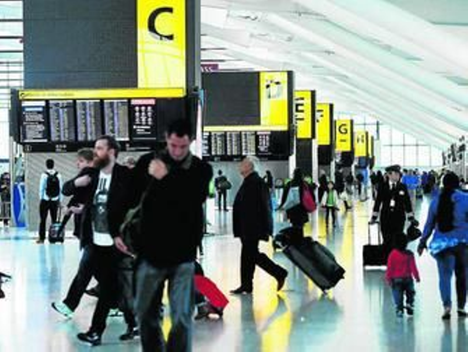 Imagen del aeropuerto londinense de Heathrow, cuyo principal accionista es el grupo español Ferrovial.