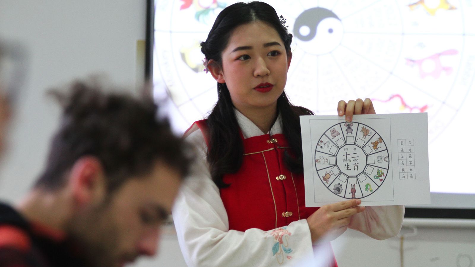 Imagen de archivo. Clases de chino en el IES Diego de Guzmán y Quesada.