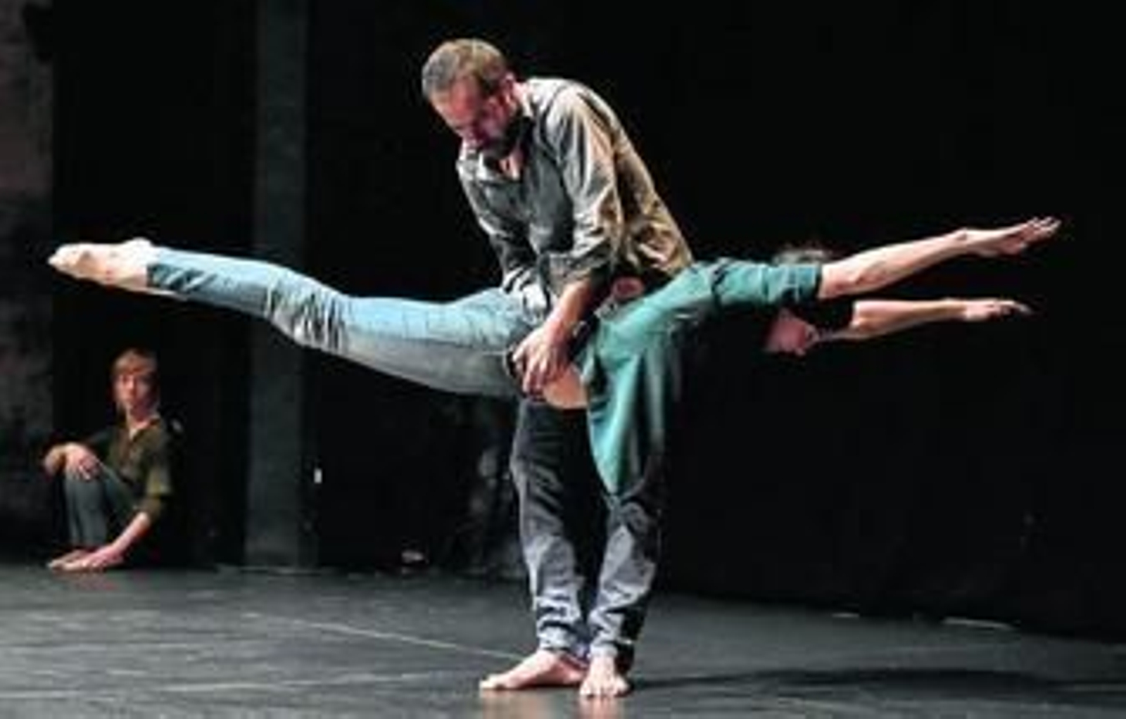 El bailarín y coreógrafo Daniel Abreu, en la sala La Fundición.