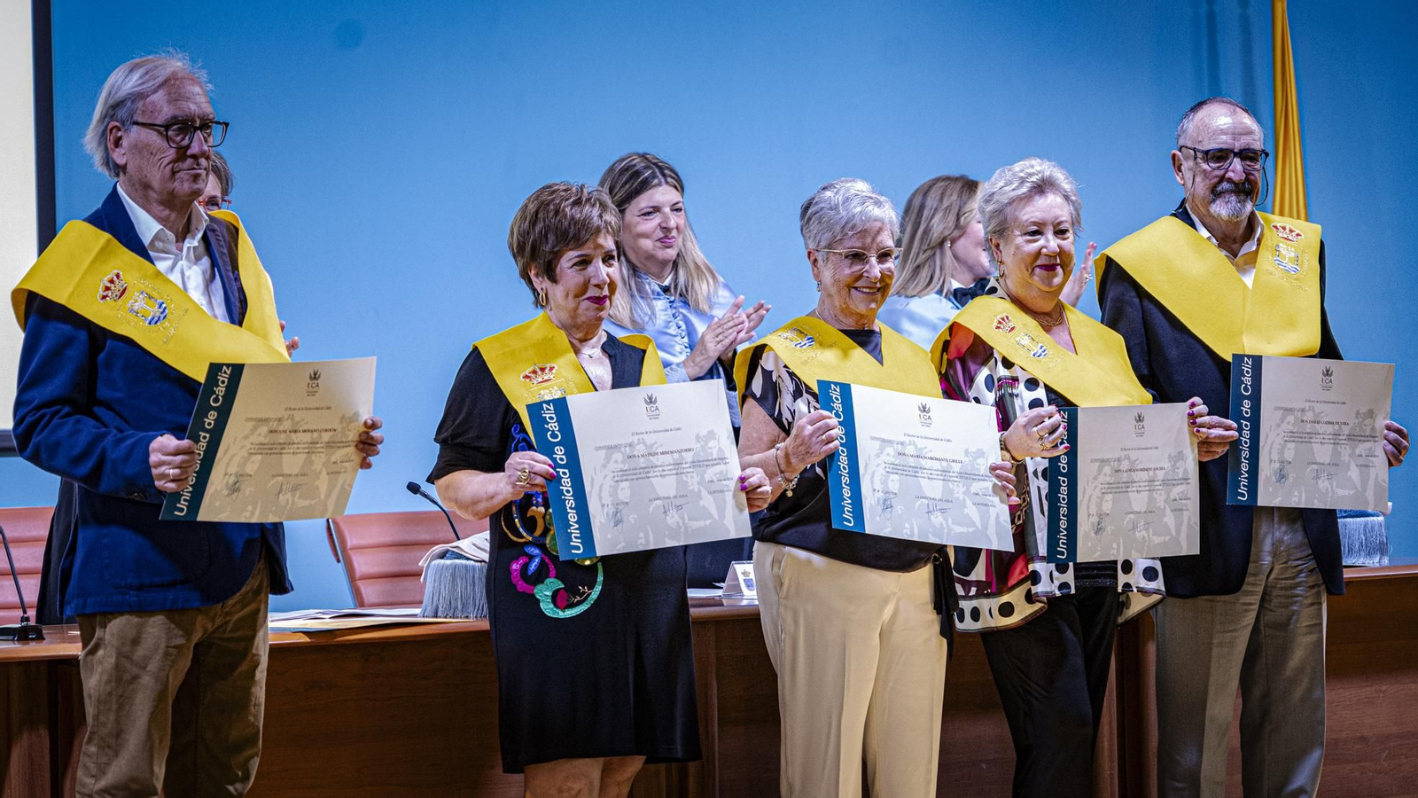 Graduación del curso del Aula Universitaria de Mayores de la UCA 2019-2024