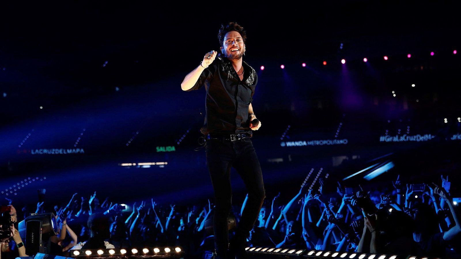 El onubense luchó contra la complicad acústica del recinto.