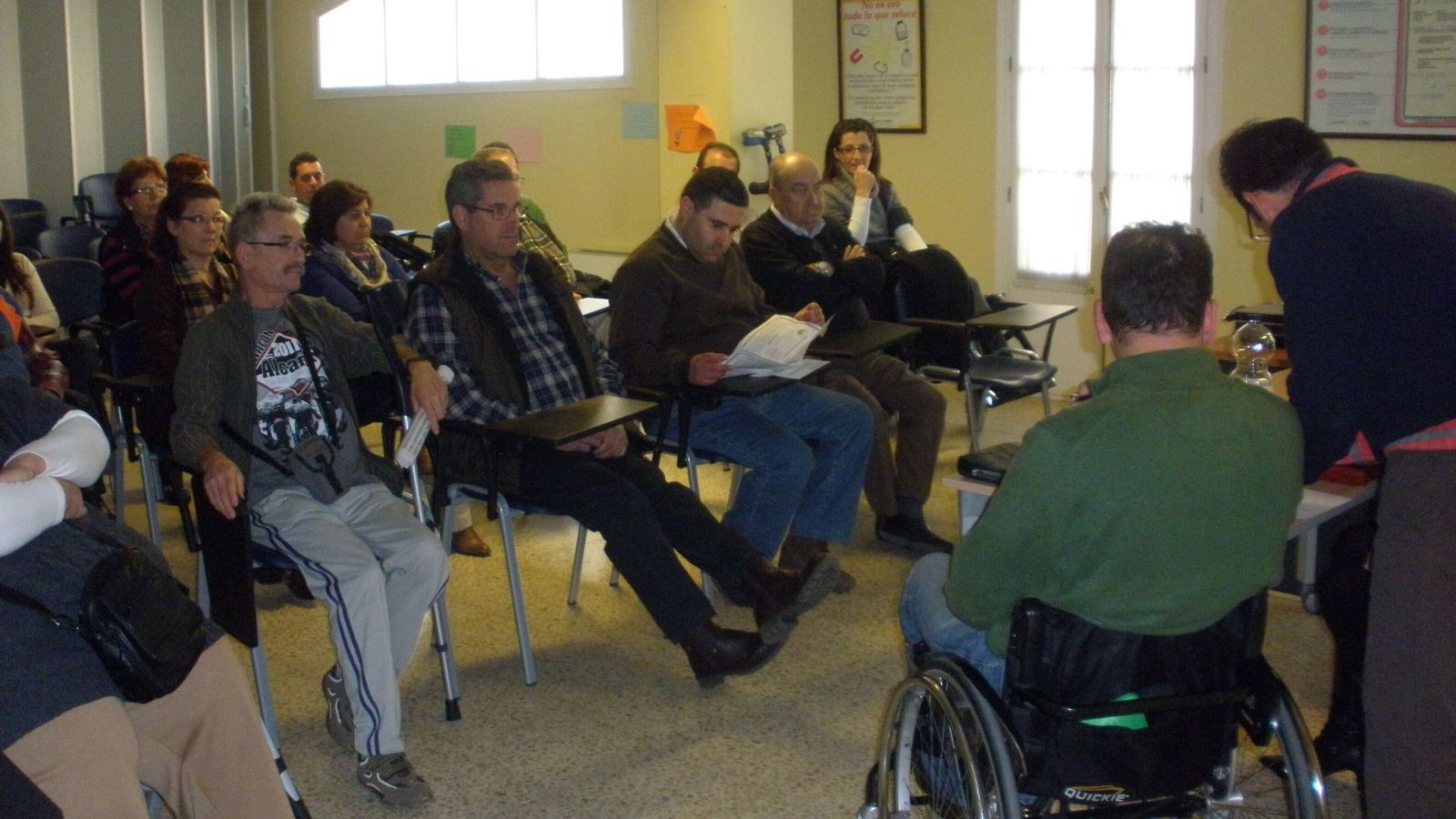 Una de las asambleas celebradas por la asociación La Gaviota.