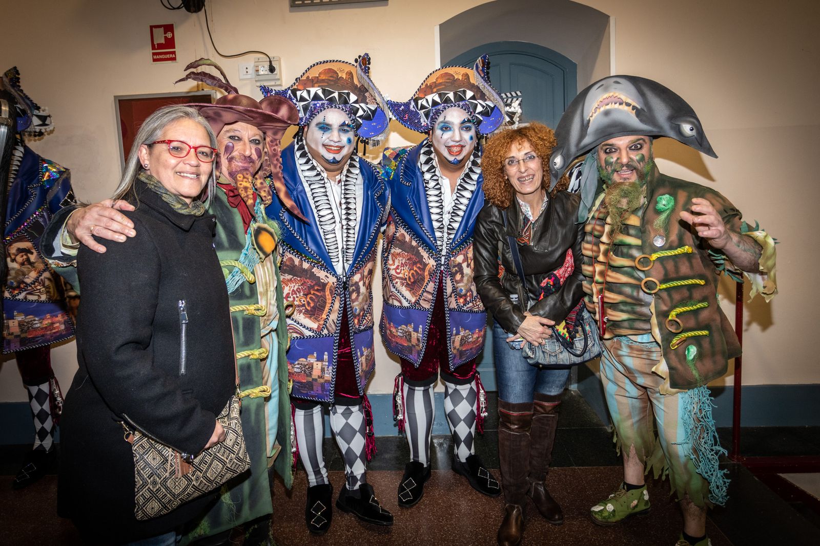 Meli Grosso, Manolo Santander, Manolo Santander Grosso, Adrián López 'Waxi', Isabel Otero y José Antonio López 'Lupi'.