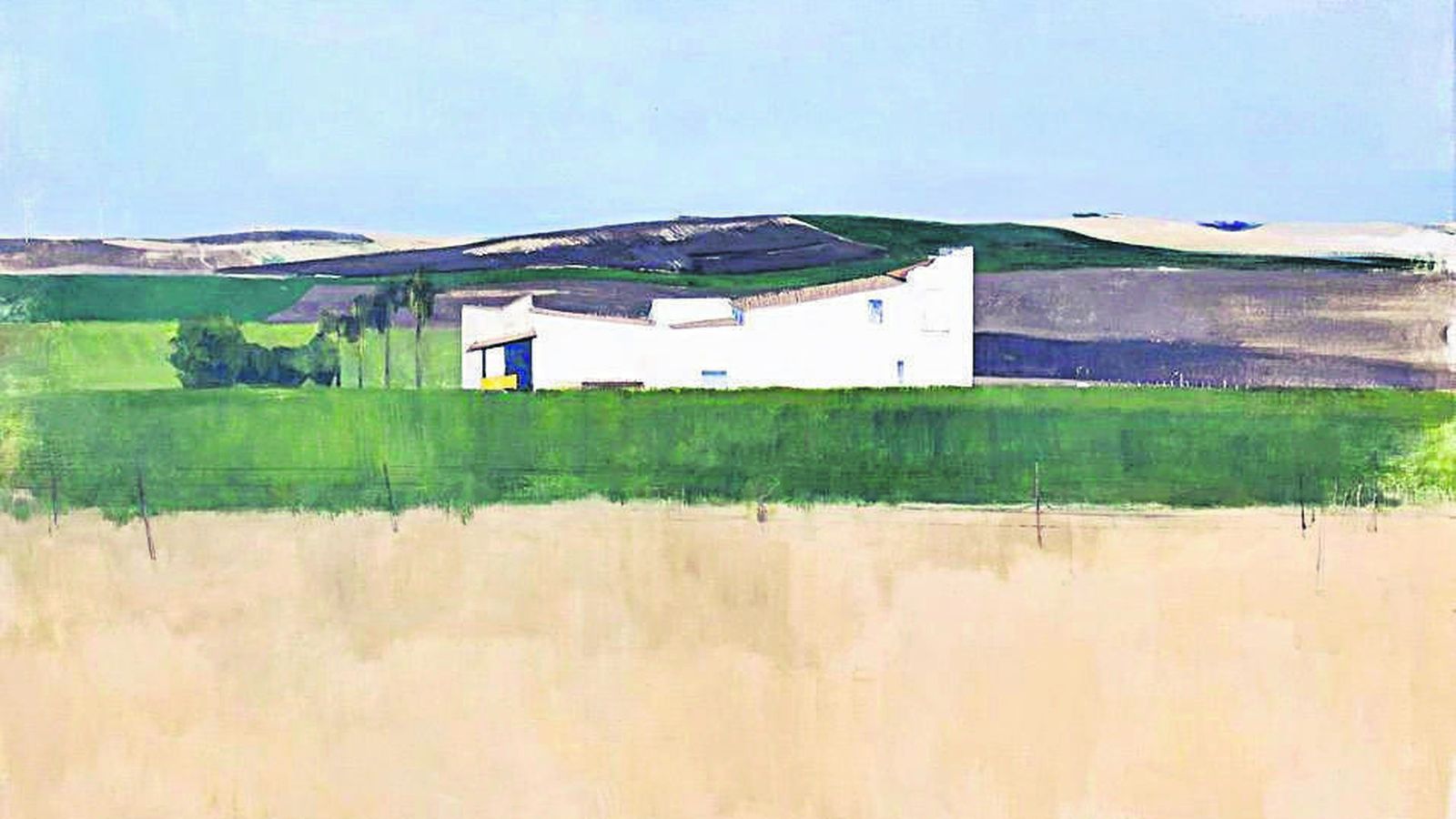 Obra de Rocío Cano con la que ganó el Premio de Paisaje de Alcalá de Guadaira.