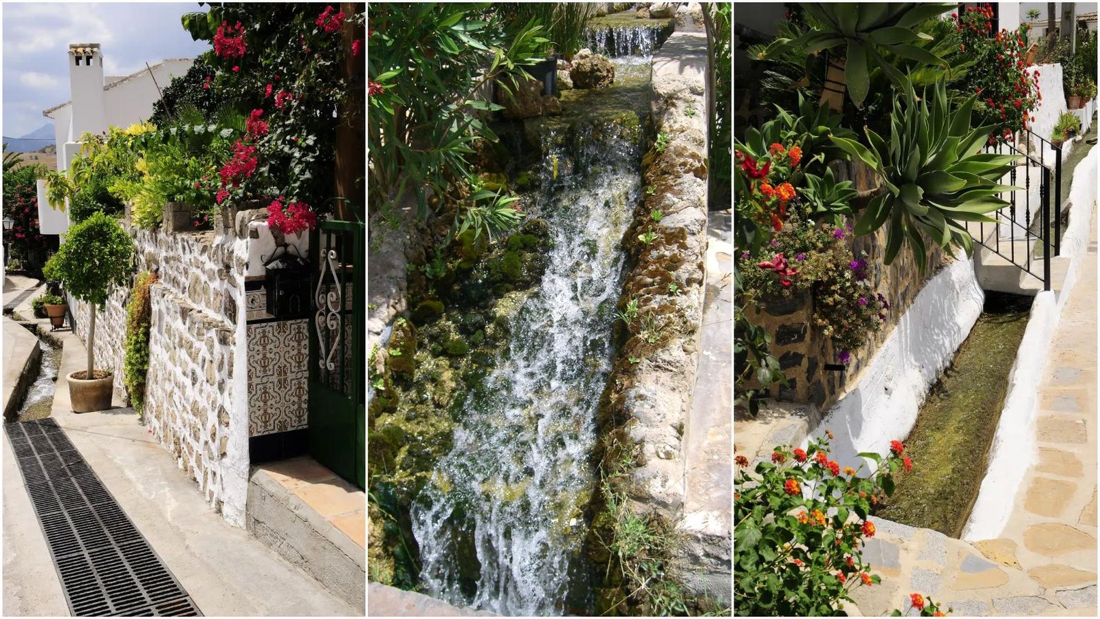 Acequias en Montecorto. Acequias en Montecorto.