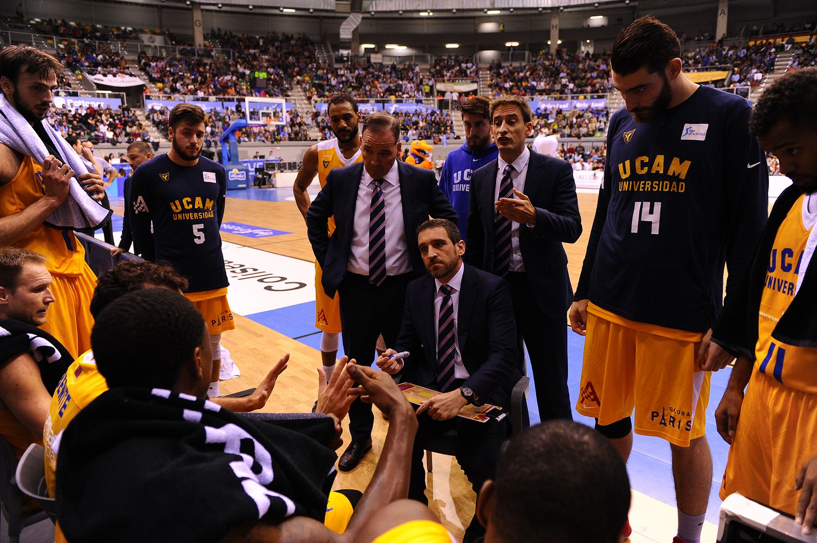 Ibon Navarro y Alberto Miranda, en UCAM Murcia.