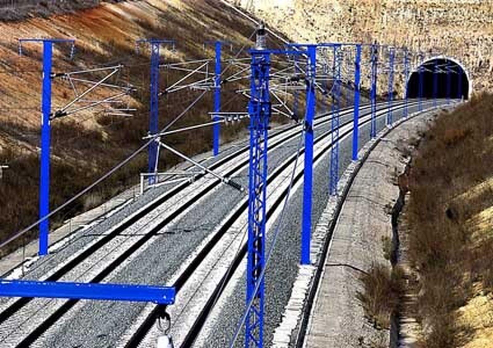 Túnel de Gobantes, que forma parte de la relación Granada-Málaga en Alta Velocidad