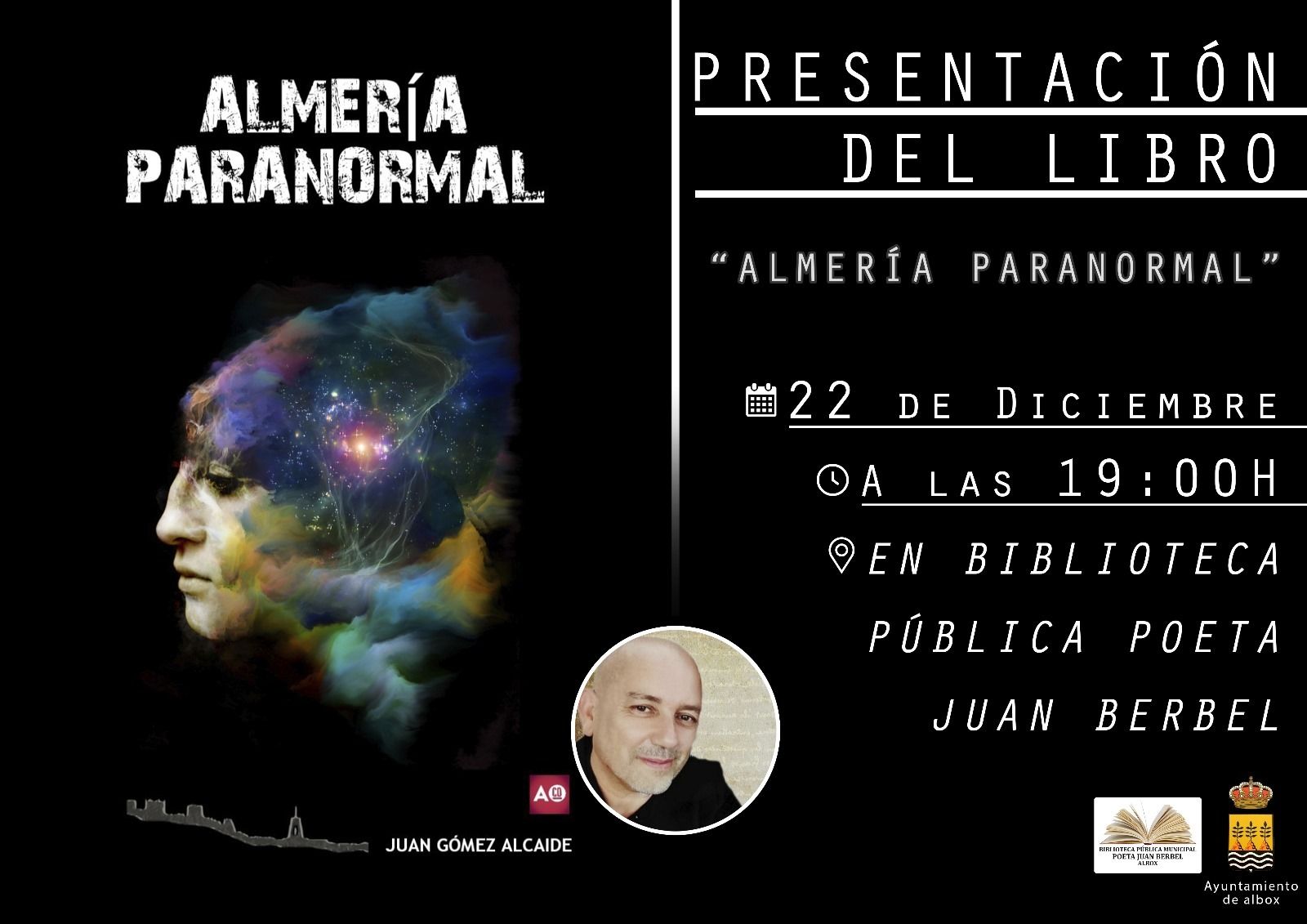 Cartel de presentación del libro