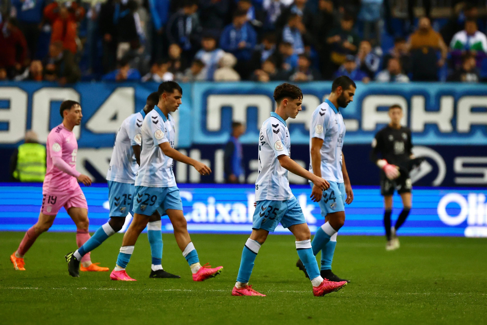 El Málaga CF - Eldense, en fotos