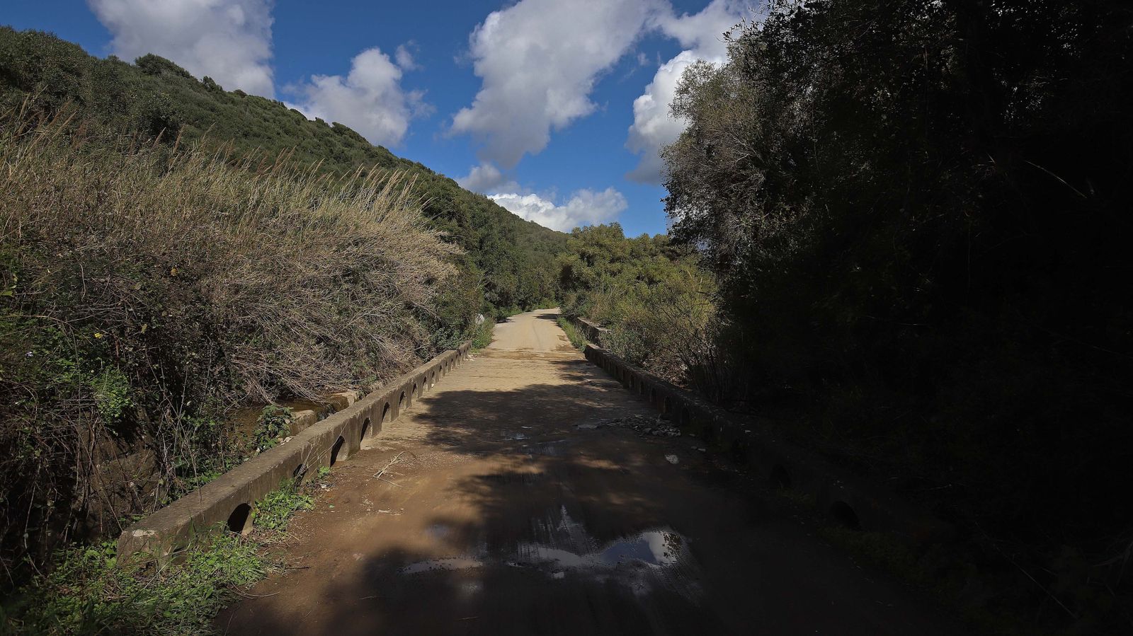 Carretera de Las Pantallas en Algeciras