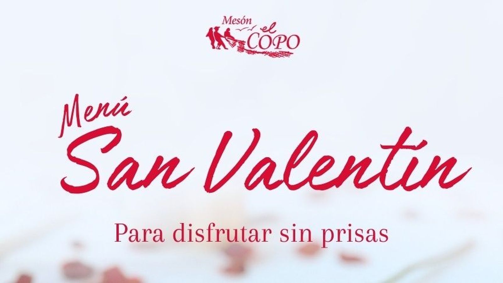 Menú especial de San Valentín en El Copo
