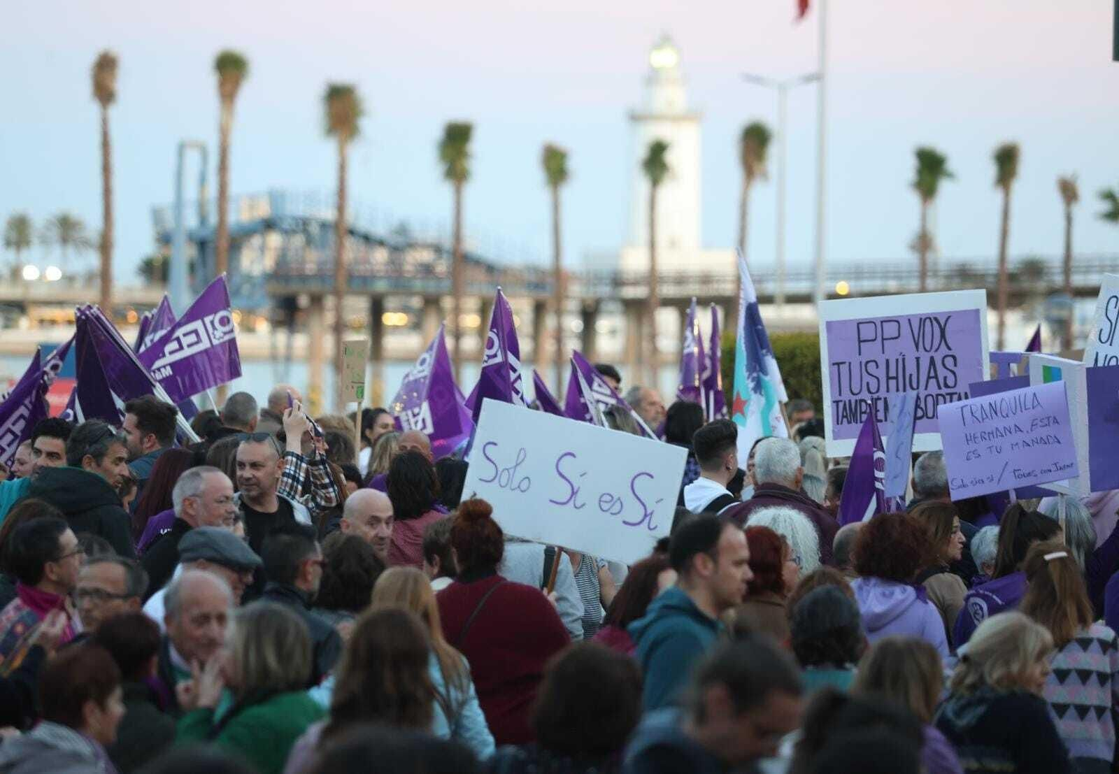 8M: Las fotos de la manifestación por el Día de la Mujer en Málaga 8M: Las fotos de la manifestación por el Día de la Mujer en Málaga