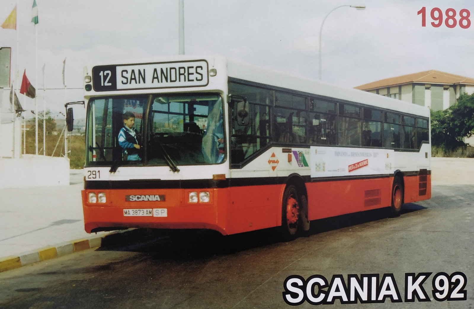 Fotos de los autobuses usados por la EMT de Málaga en sus 70 años de historia