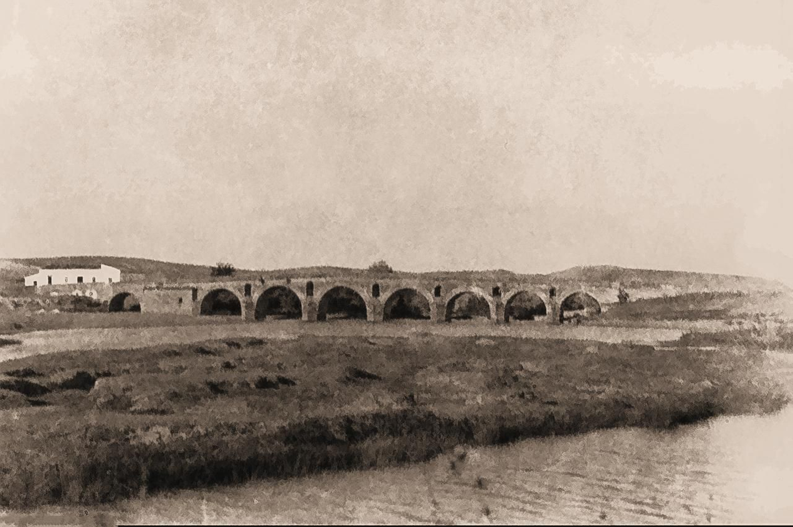 Esta es una imagen del puente durante el siglo XX Esta es una imagen del puente durante el siglo XX