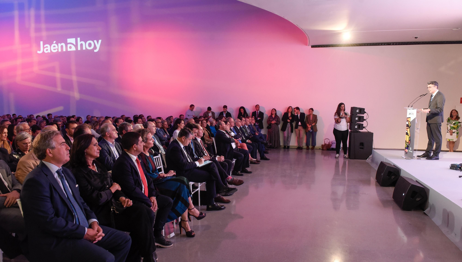 Acto de inauguración del nuevo periódico del Grupo Joly, Jaén hoy