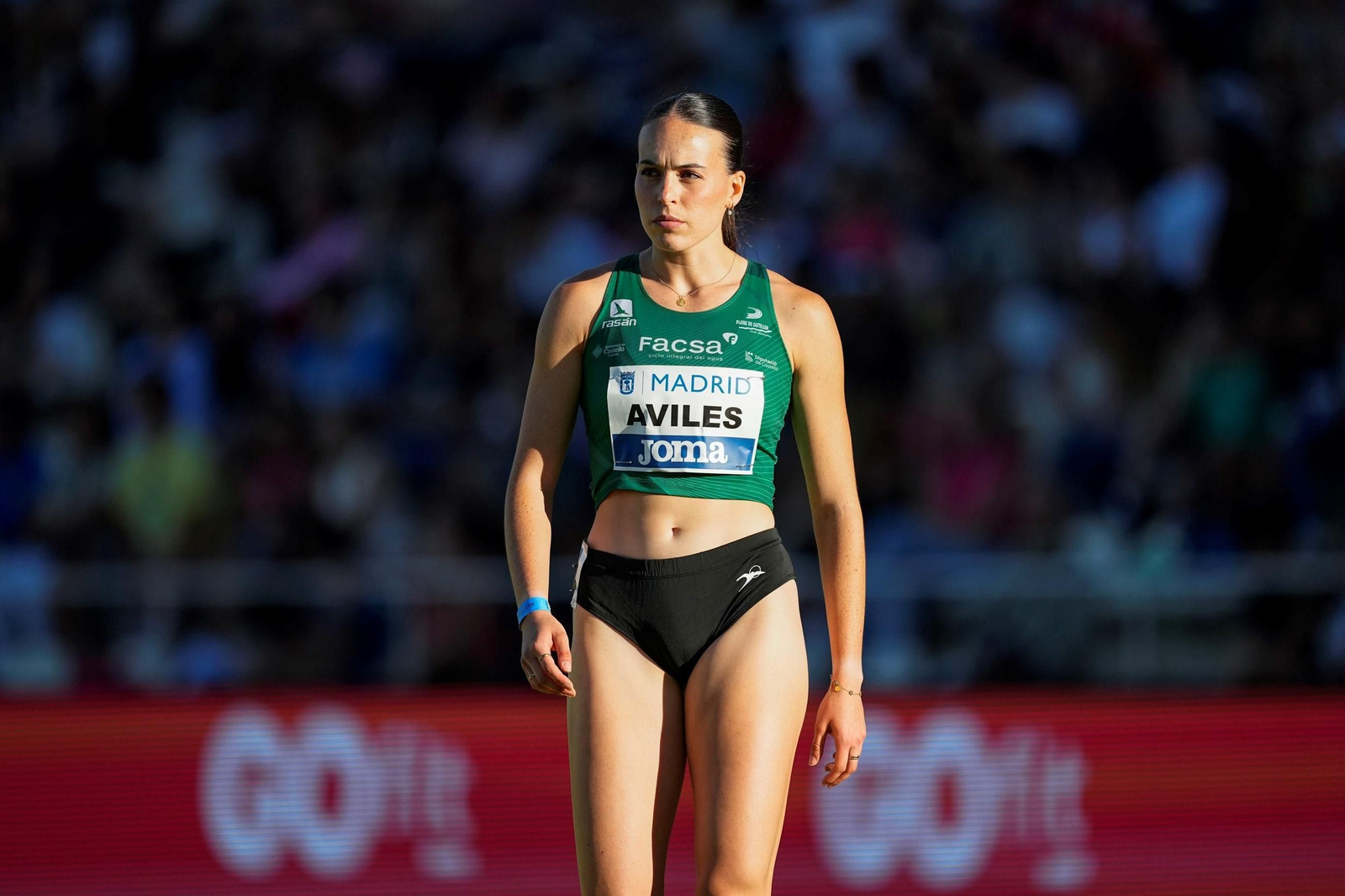 Carmen Aviles durante una competición esta temporada.
