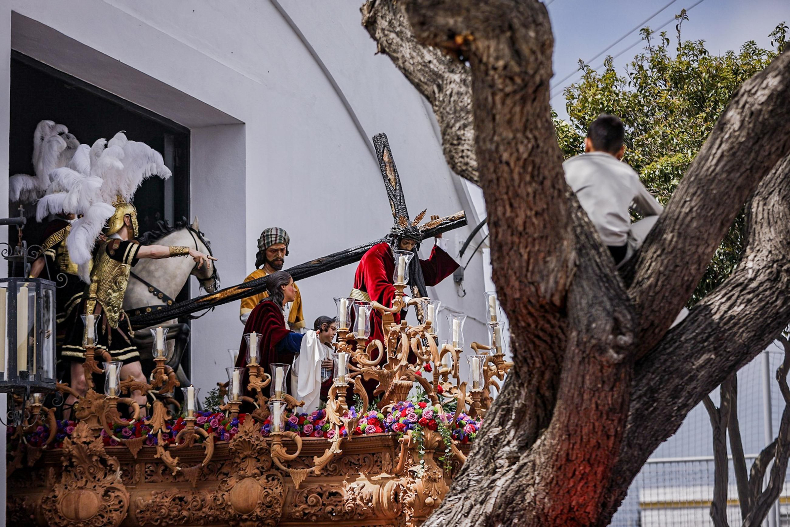 Las imágenes de la Hermandad de Tres Caídas de la Semana Santa de San Fernando 2025