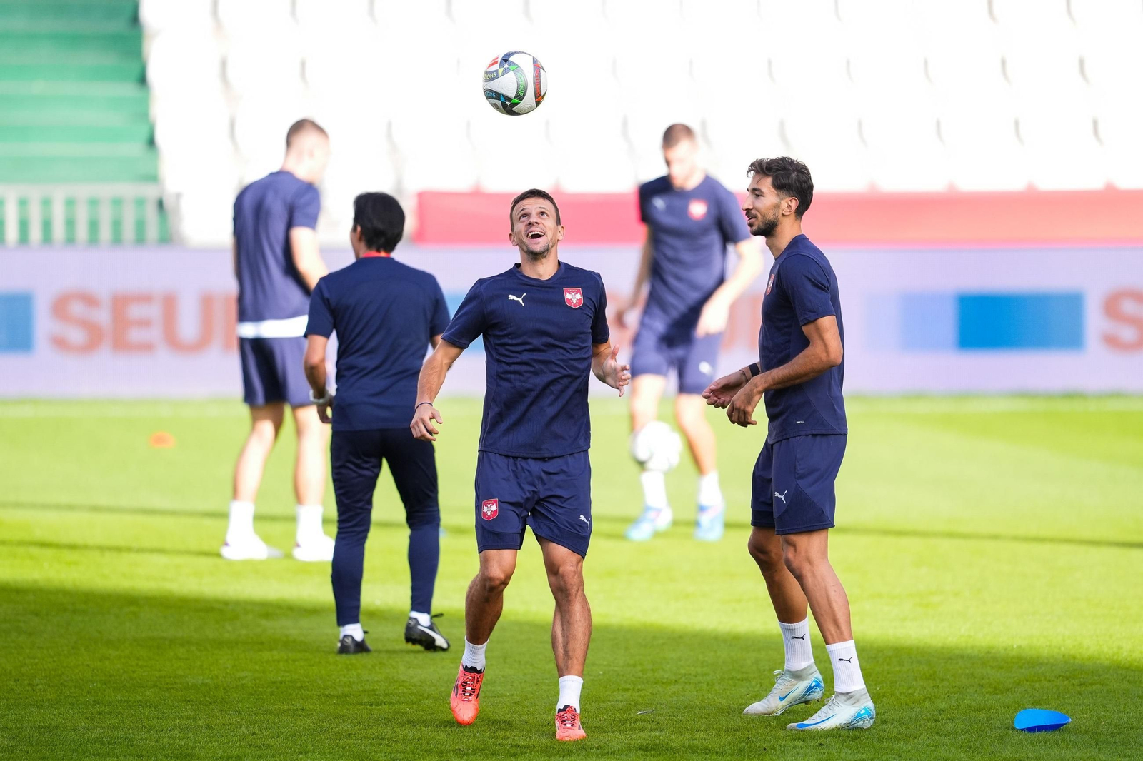 Las fotos de la selección de fútbol en Córdoba Las fotos de la selección de fútbol en Córdoba