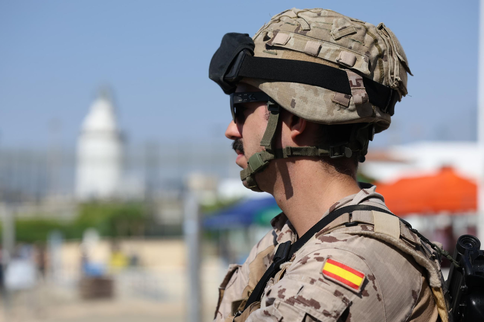 Las fotos del desembarco anfibio en La Malagueta