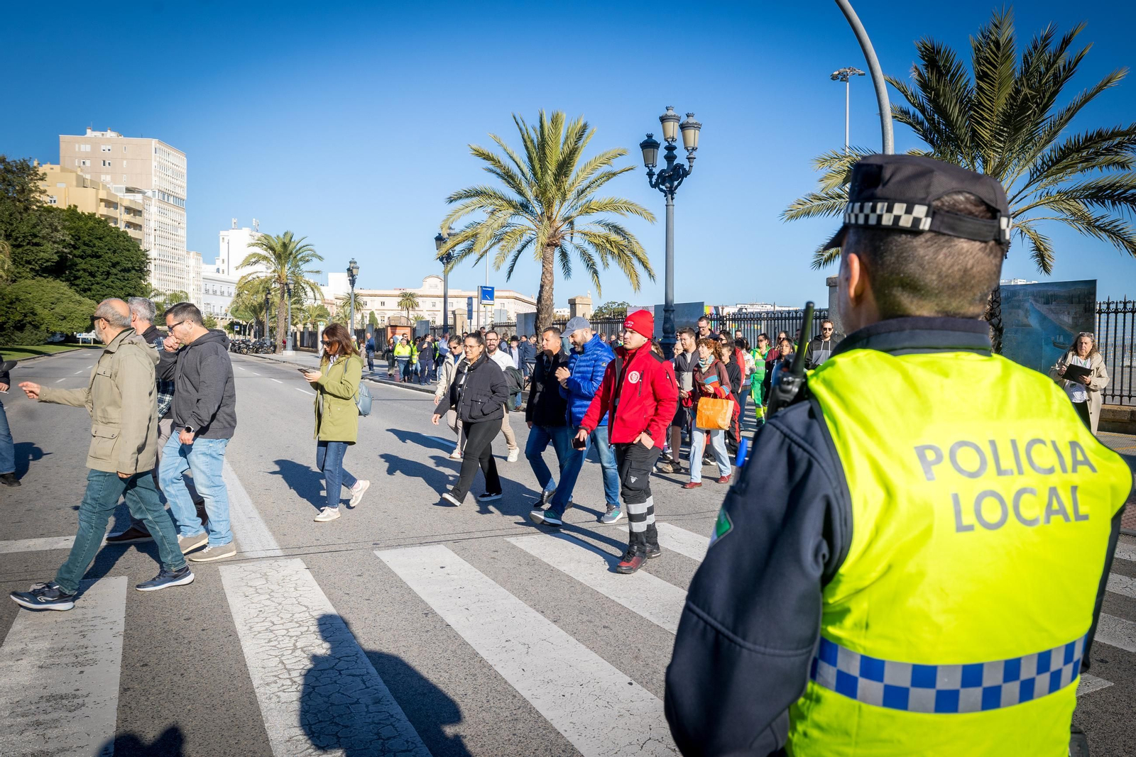 Todas las imágenes del simulacro de tsunami en Cádiz