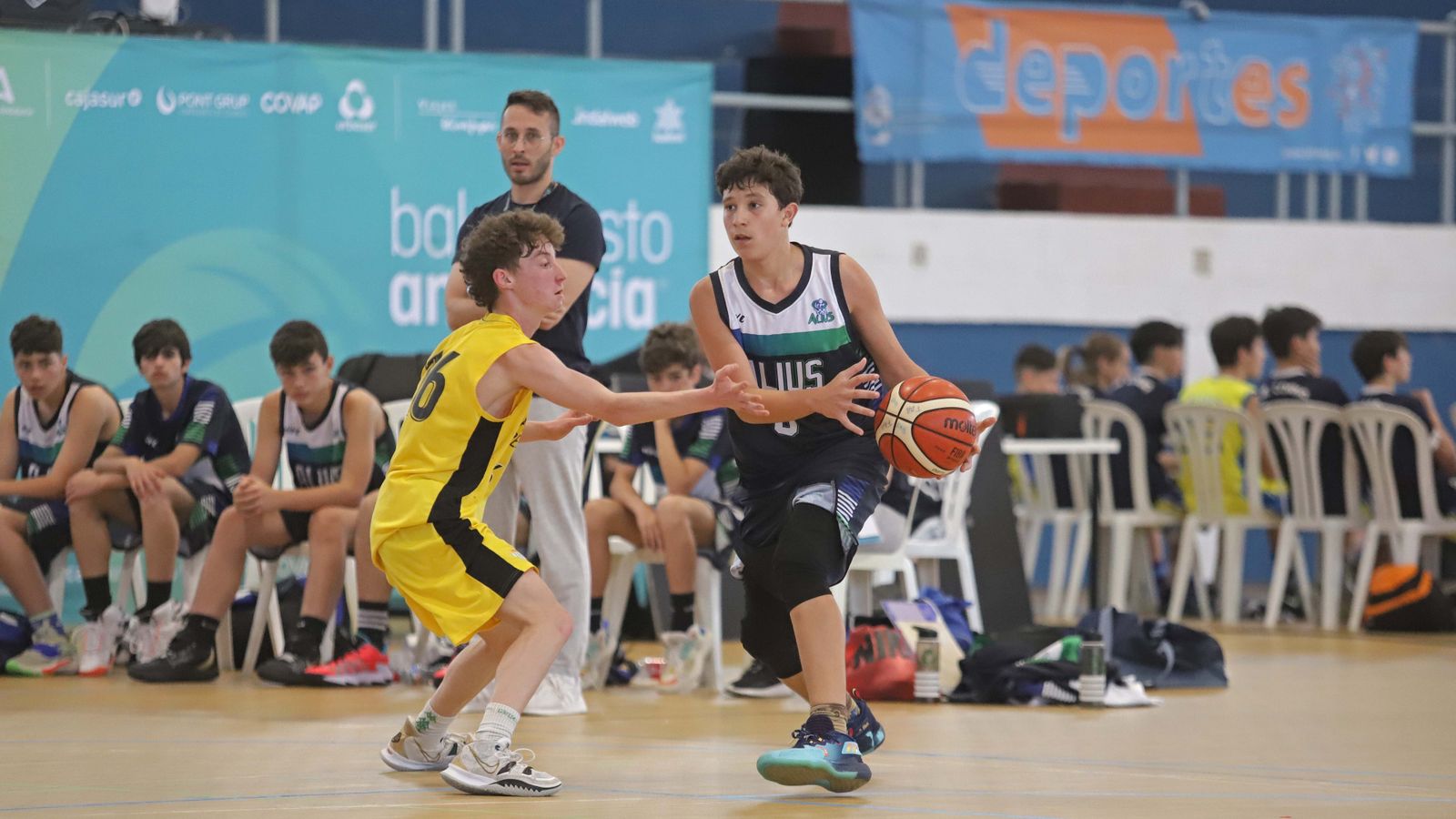 Tercera jornada del campeonato de Andalucía de Baloncesto infantil masculino en La Línea