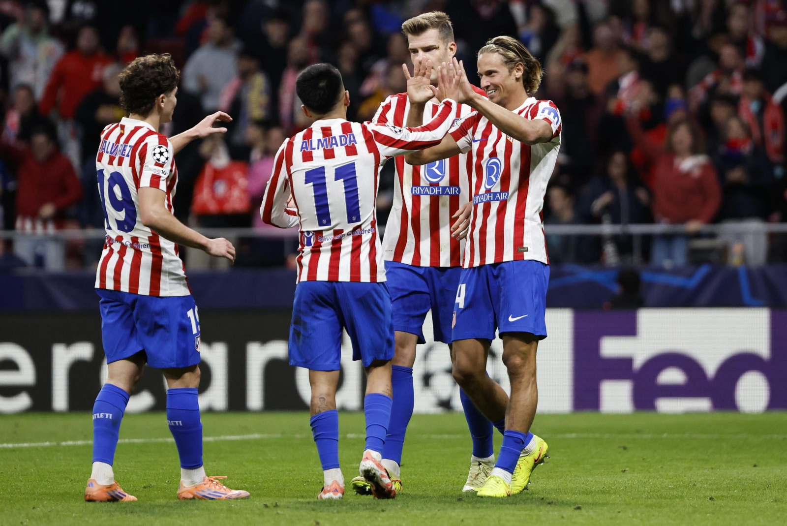 Las imágenes del Atlético de Madrid-Unión Saint-Gilloise