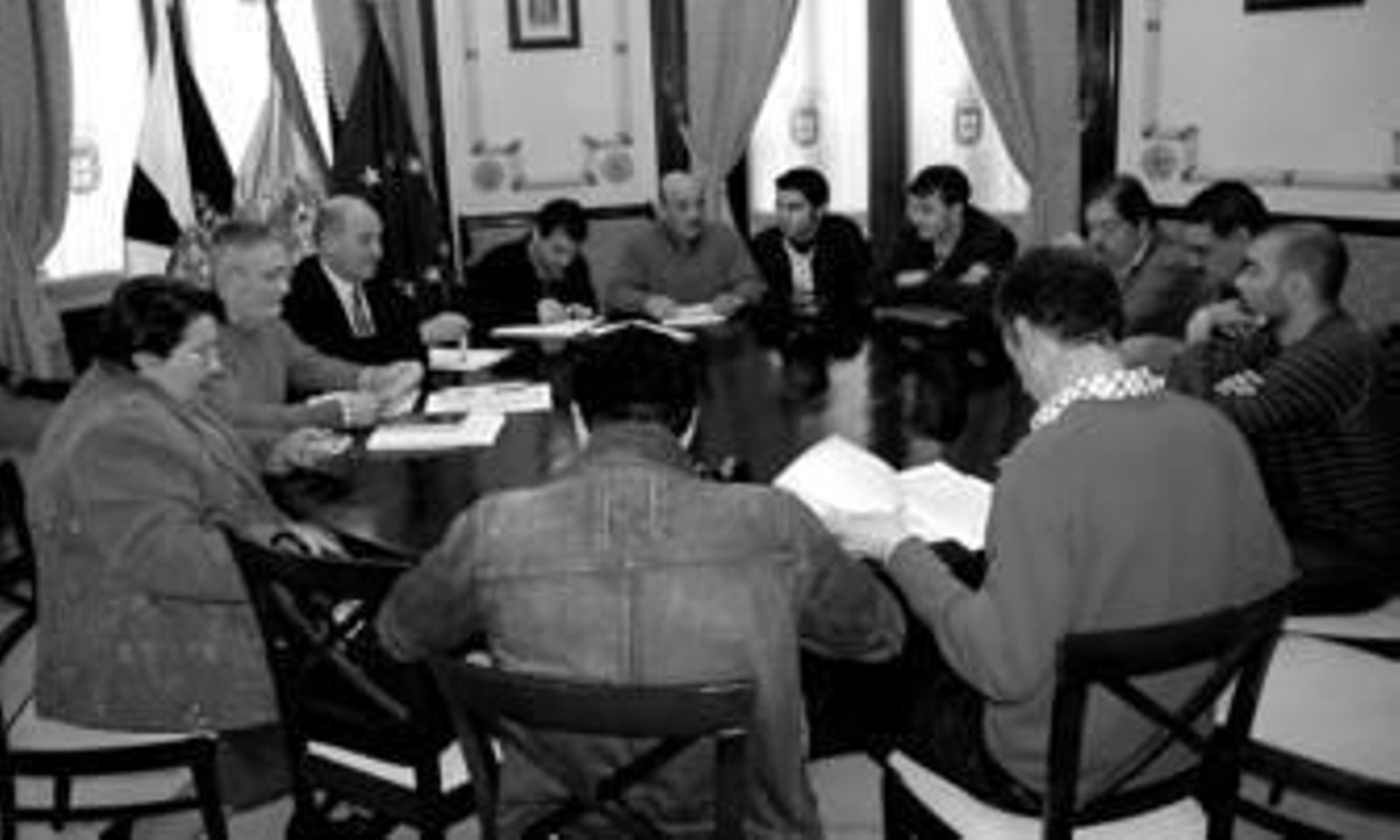 Sindicatos y Recursos Humanos se reunieron en la mañana de ayer en el Palacio Autonómico.