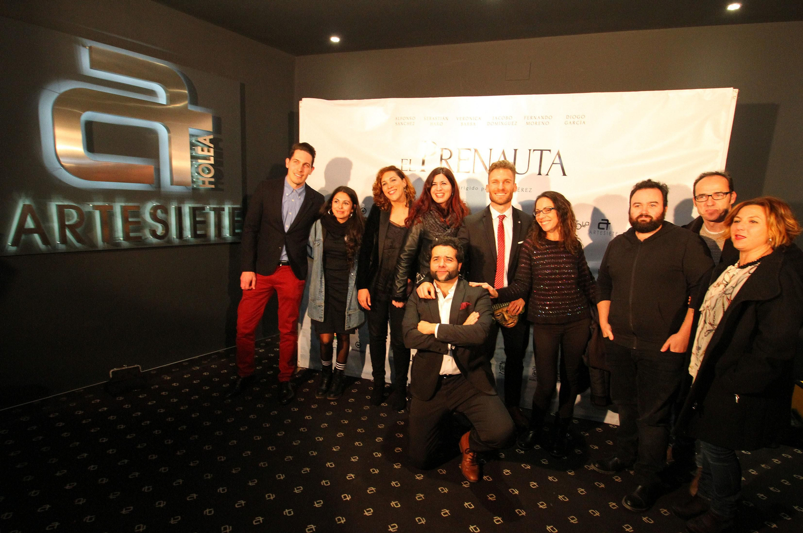 Imágenes del estreno del cortometraje 'El Prenauta'