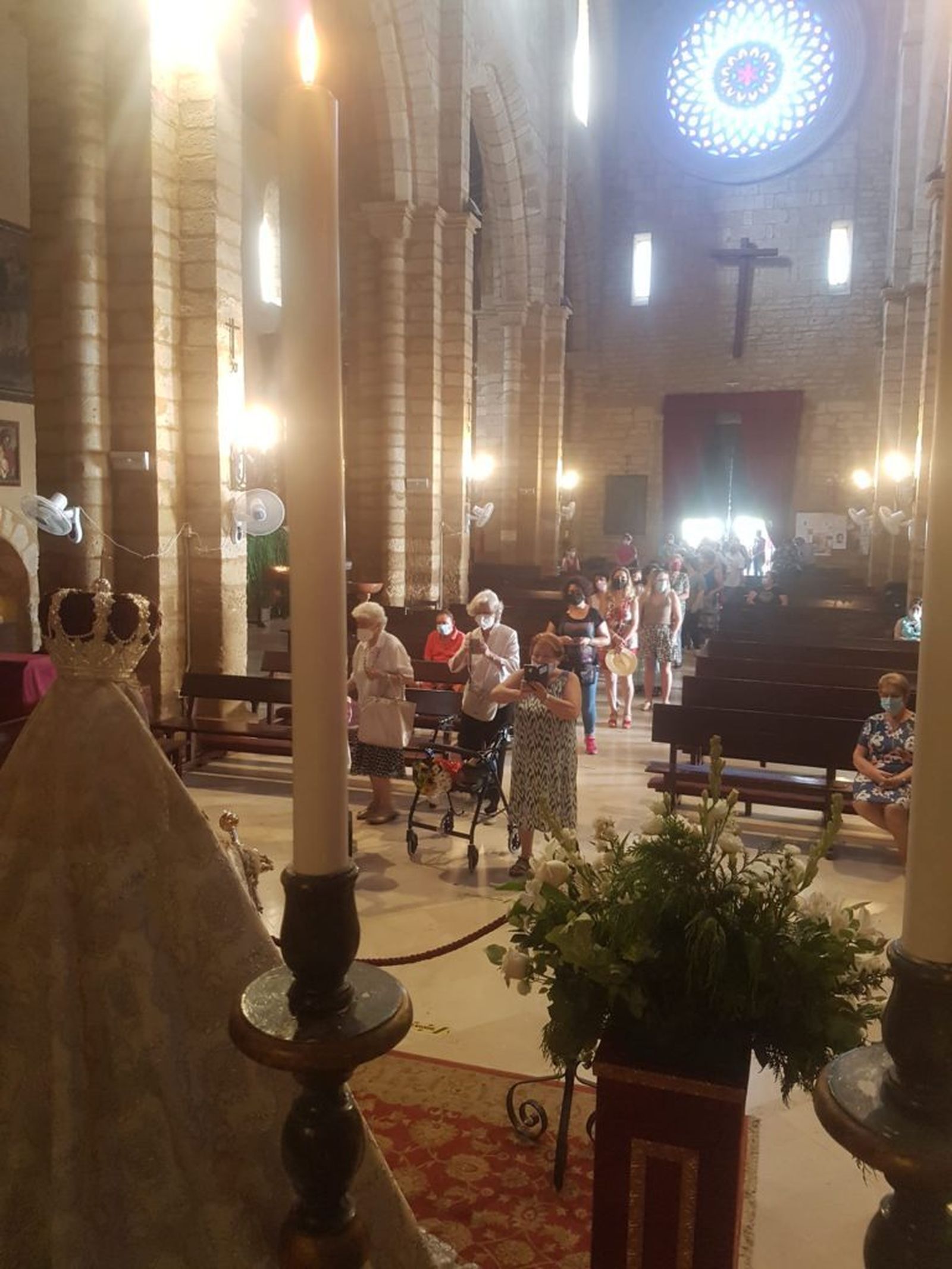 Fotografías de la veneración a la Virgen de los Remedios de Córdoba