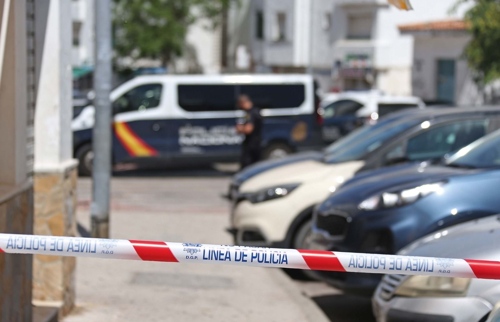 Intervención de la Policía Nacional en Algeciras.