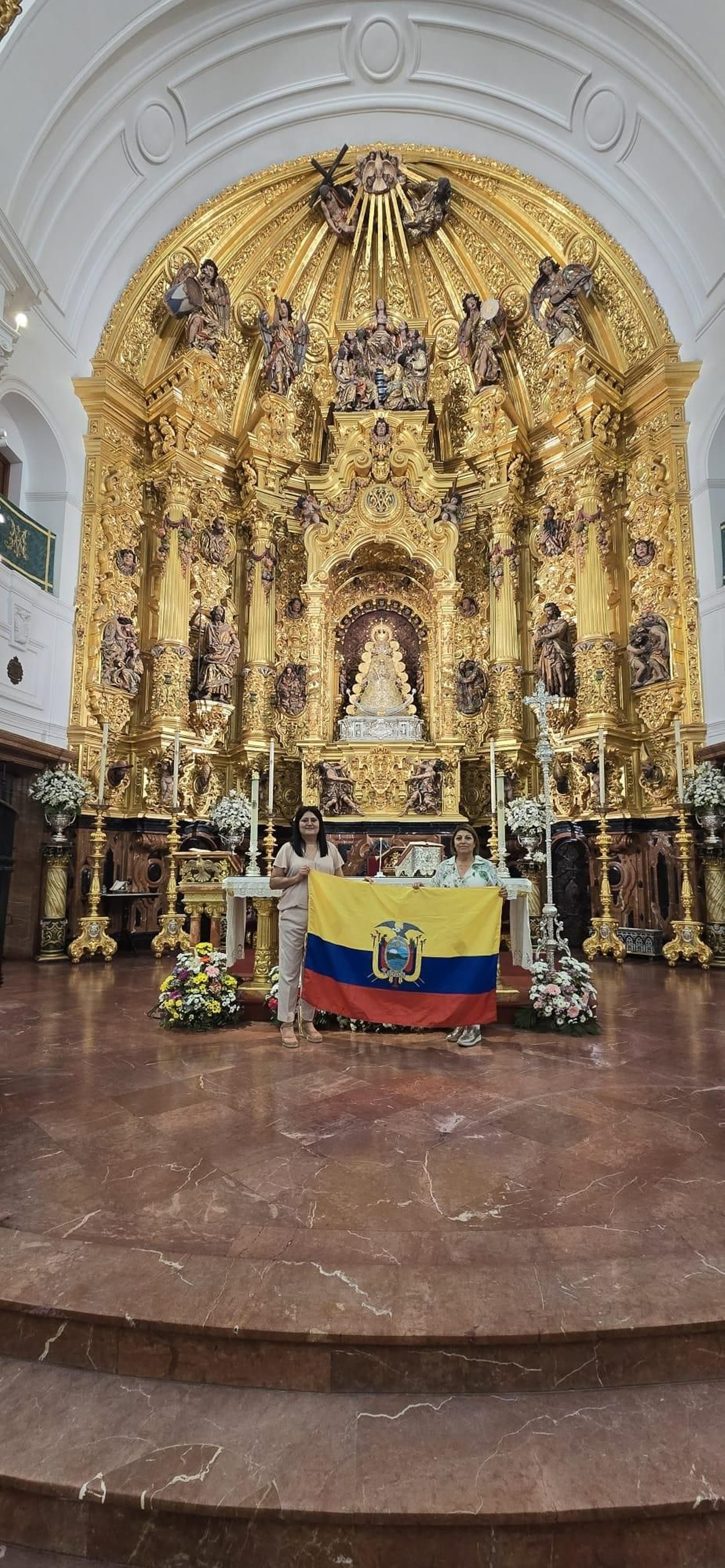 Visita de la embajadora de Ecuador.