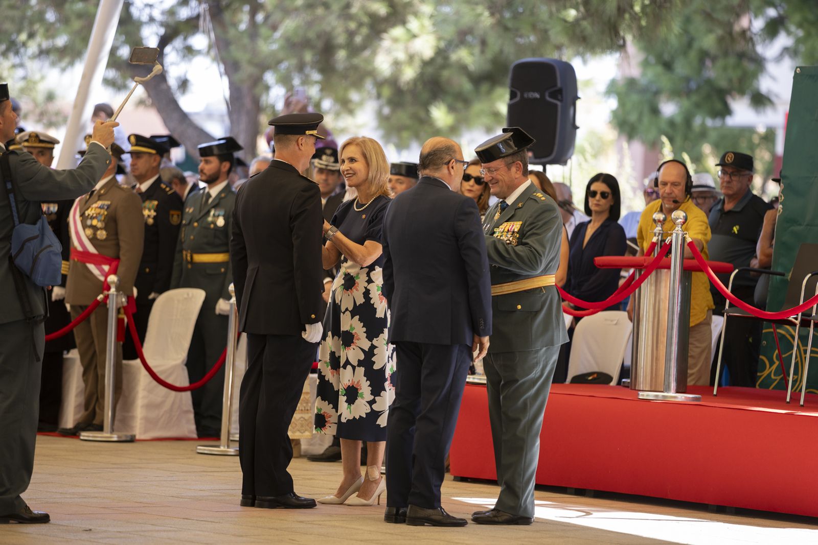 Imágenes de los actos de celebración de la festividad de la patrona de la Guardia Civil, la Virgen del Pilar.