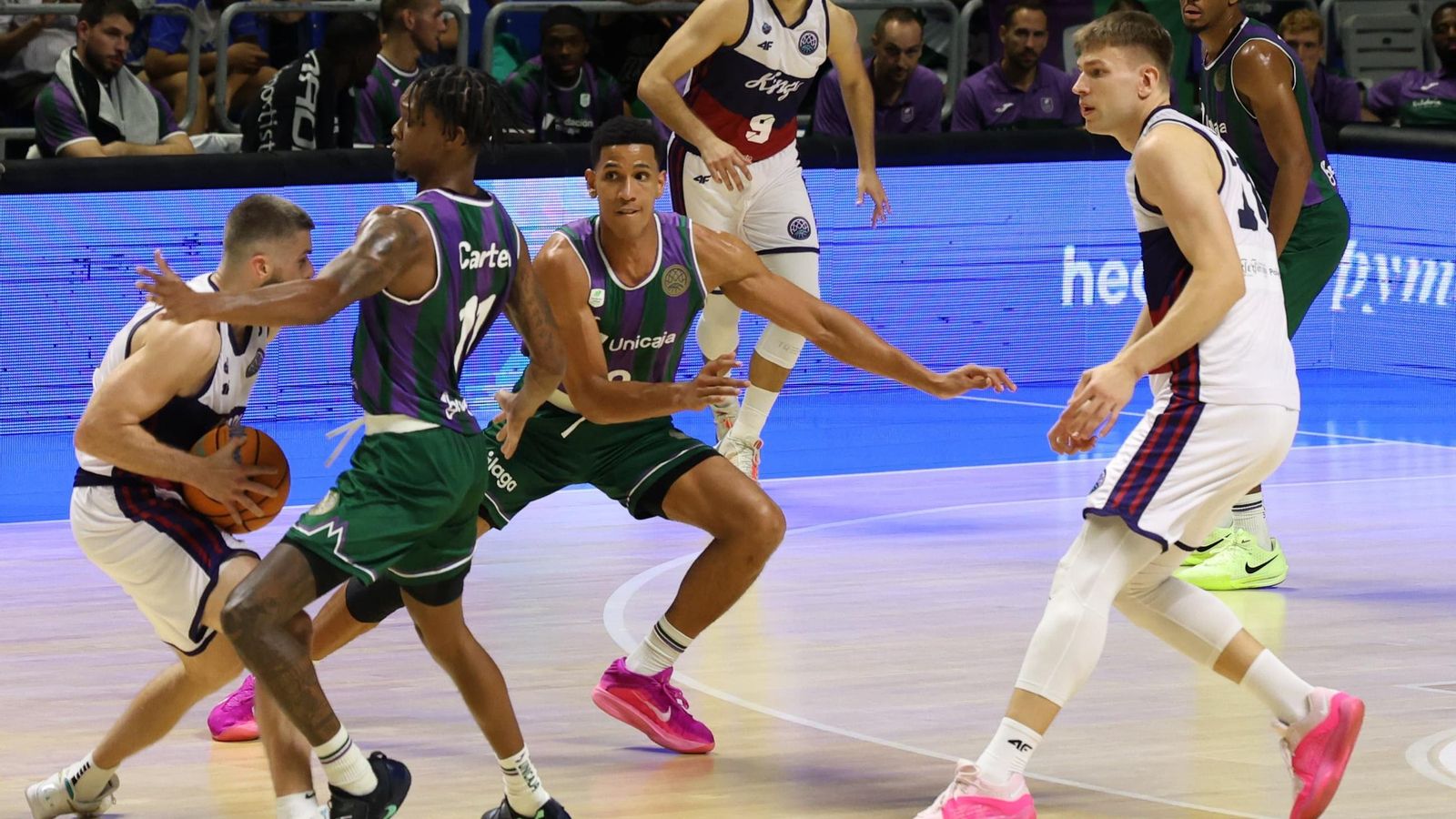 Las mejores fotos del Unicaja-King Szczecin de la BCL