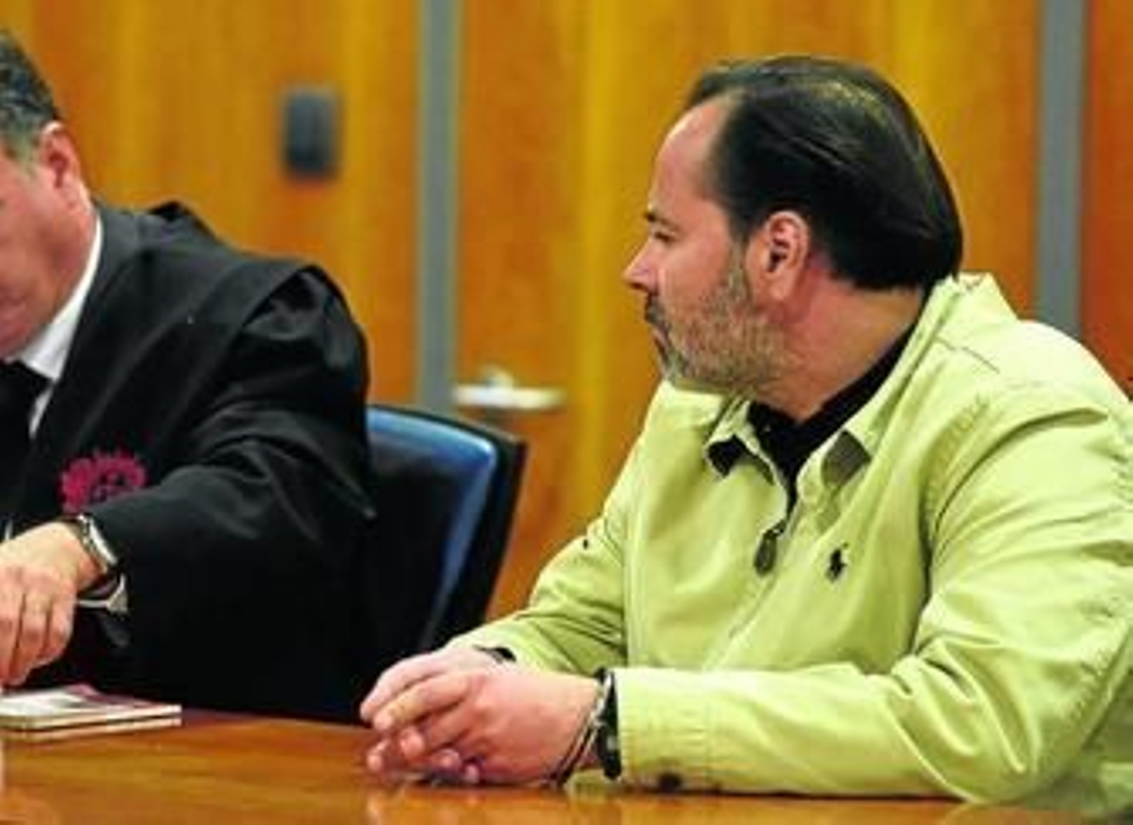 Miguel M. A. durante el juicio celebrado este mismo mes ante un jurado popular.