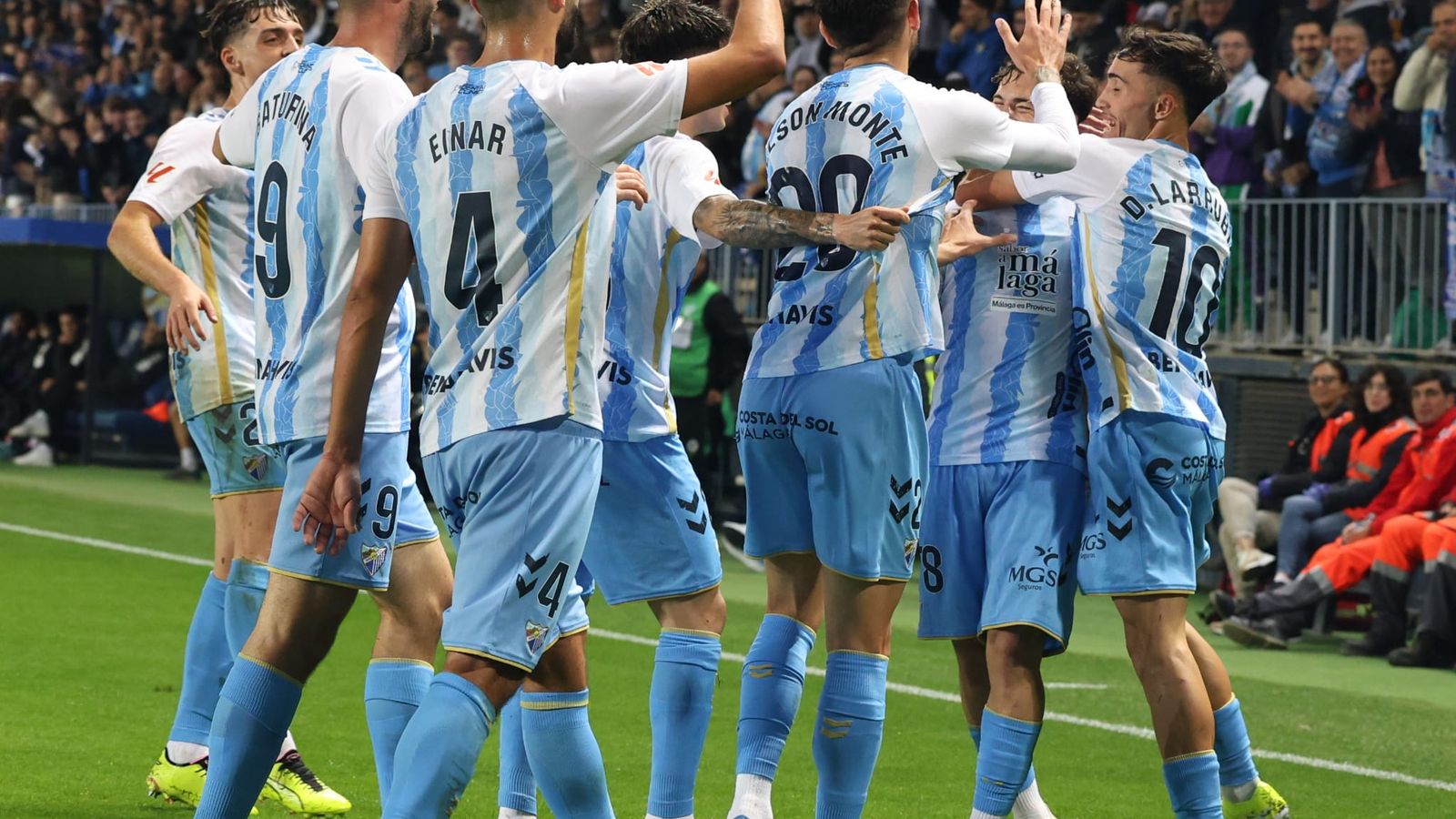El Málaga CF-Eldense, en fotos
