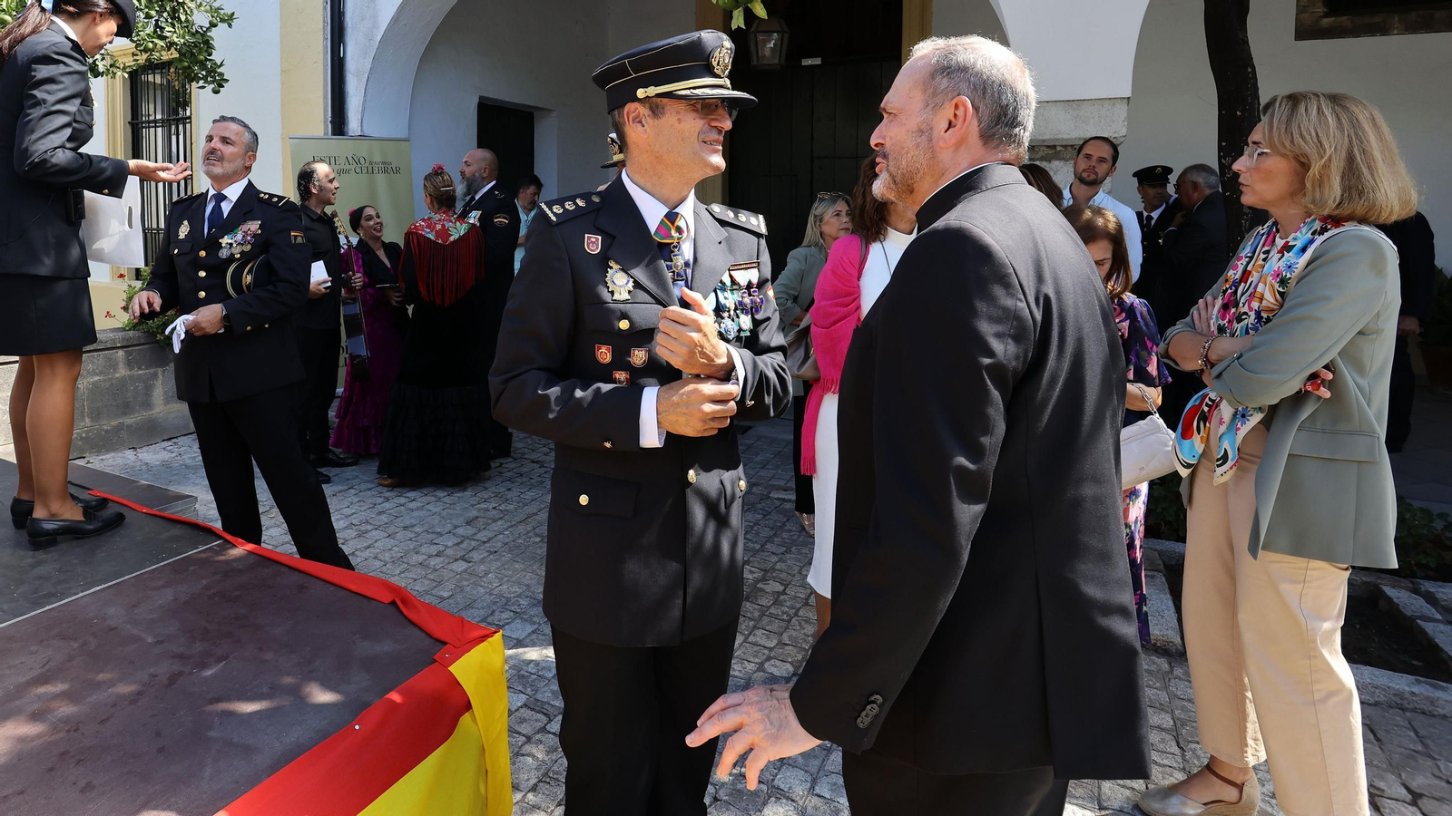 Imágenes del Día de la Policía Nacional en las Bodegas Fundador de Jerez