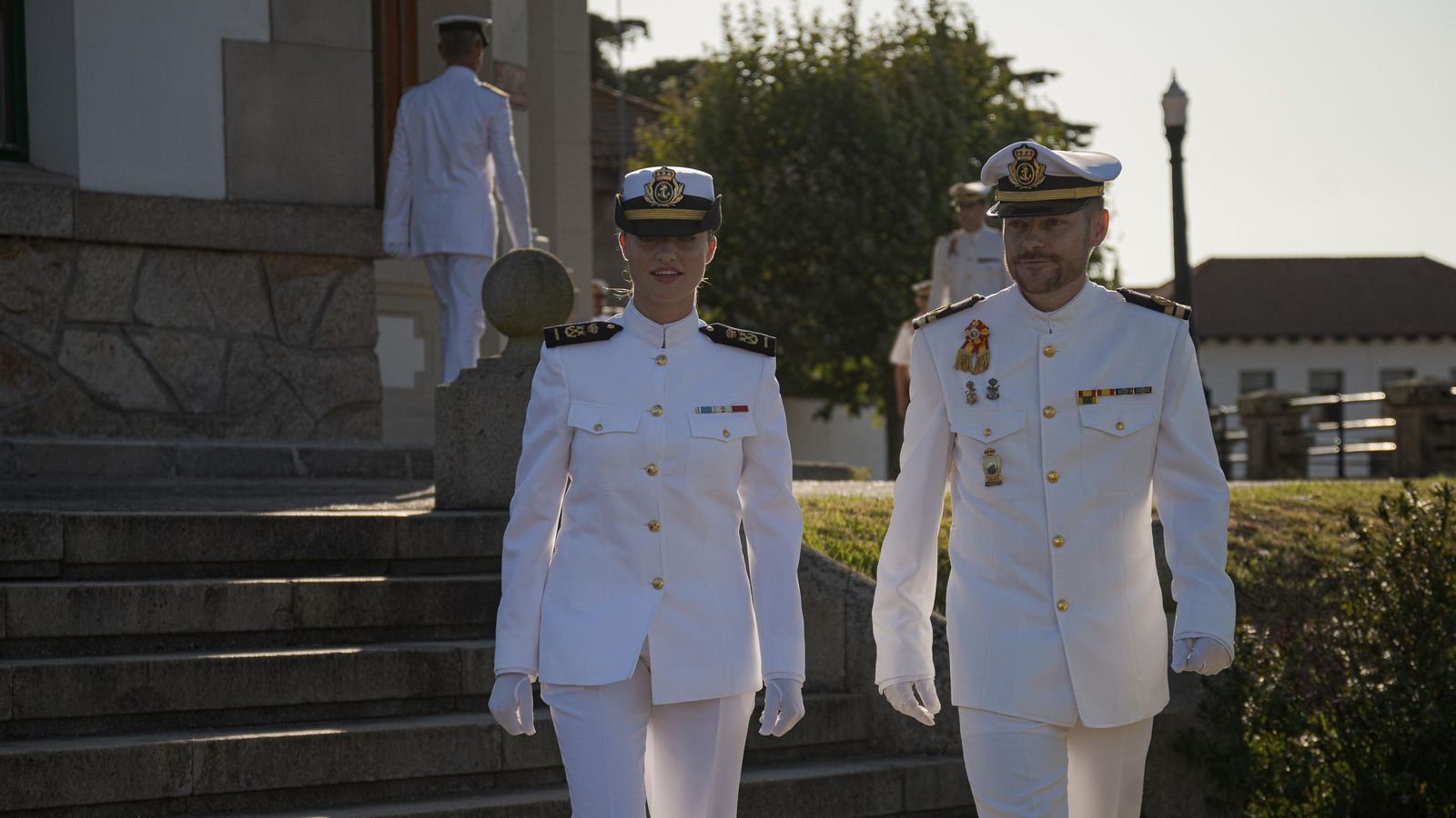 Las fotos del ingreso de la Princesa de Asturias en la Escuela Naval de Marín