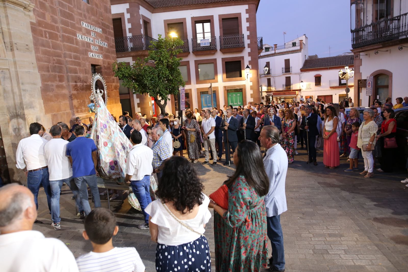 La procesión de la virgen de la Fuensanta en Montoro, en imágenes